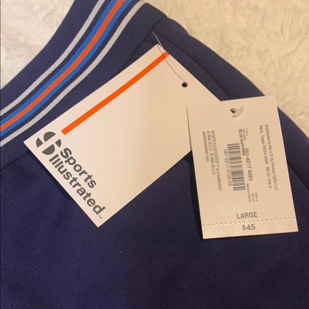 NWT sports Illustrated Navy Blue Women's Shorts - Picture 3 of 7